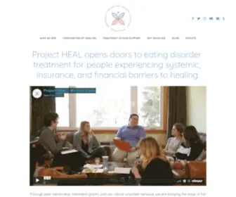Theprojectheal.org(Project HEAL) Screenshot
