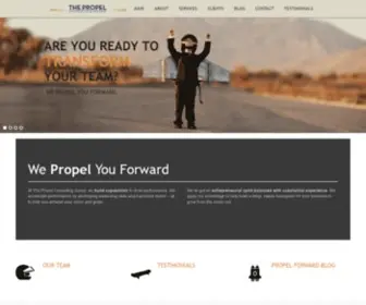 Thepropelconsultinggroup.com(We Propel Businesses Forward) Screenshot