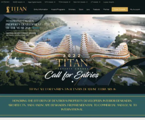 Thepropertyawards.com(TITAN Property Awards) Screenshot