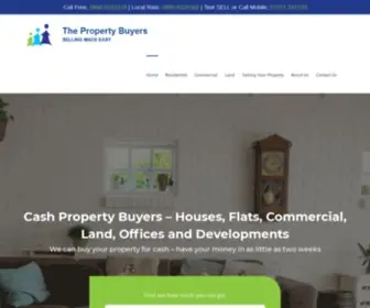 Thepropertybuyers.co.uk(The Property Buyers) Screenshot