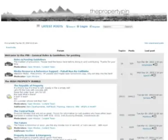 Thepropertypin.com(The original Property discussion "safe space" forum) Screenshot