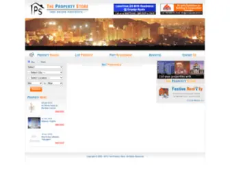 Thepropertystore.co.in(The Property Store) Screenshot