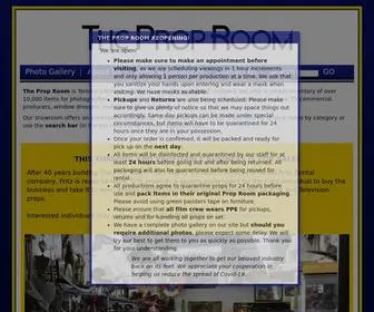 Theproproom.com(The Prop Room) Screenshot