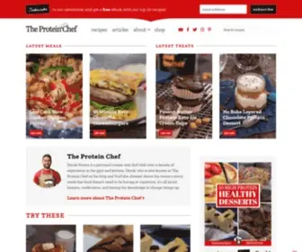 Theproteinchef.co(The Protein Chef) Screenshot