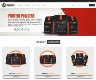 Theproteinfactory.pk(Buy UK imported bodybuilding supplements in Pakistan. Quality) Screenshot