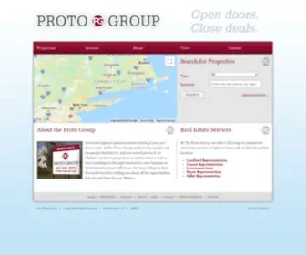 Theprotogroup.com(Commercial Real Estate in New Haven) Screenshot