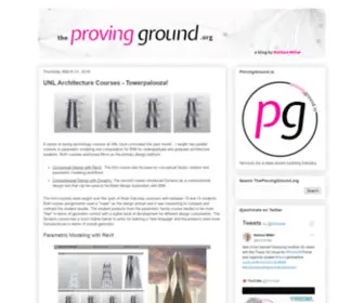 Theprovingground.org(The Proving Ground by Nathan Miller) Screenshot