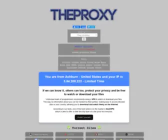 Theproxy.work(Unblock your favourite sites) Screenshot