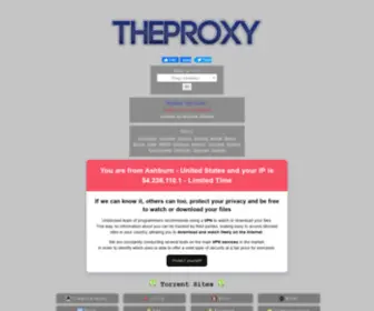 Theproxysports.com(Unblock your favourite sites) Screenshot