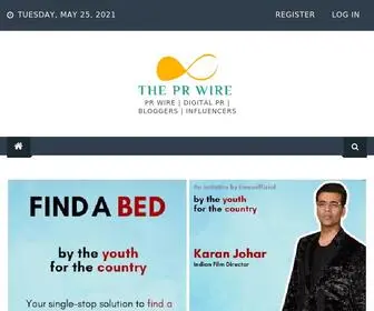 Theprwire.in(The PR Wire) Screenshot