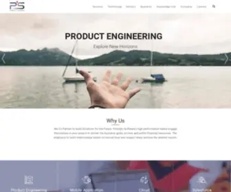 Thepsi.com(Pratham Software understands the offshore product development and) Screenshot