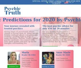 Thepsychictruth.com(Trusted Psychic) Screenshot