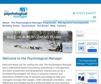 Thepsychologicalmanager.com(Develop your people) Screenshot