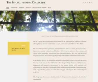 Thepsychotherapistcollective.in(The Psychotherapist Collective) Screenshot