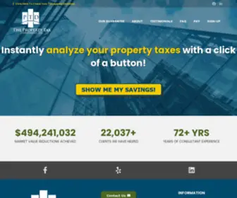 Theptd.com(The Property Tax Department) Screenshot