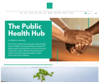 Thepublichealthhub.com(The Public Health Hub) Screenshot