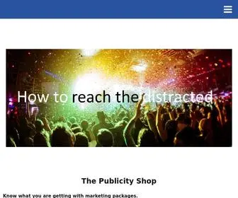 Thepublicityshop.com(The Publicity Shop) Screenshot