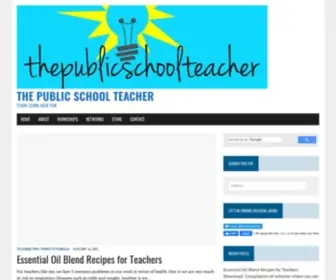 Thepublicschoolteacher.com(Teach) Screenshot