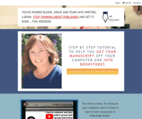 Thepublishedclub.com(The Published Club) Screenshot