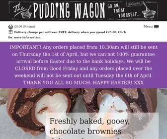 Thepuddingwagon.co.uk(Chocolate Brownies Delivery) Screenshot