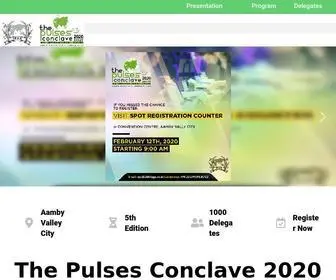 Thepulsesconclave.in(The Pulses Conclave) Screenshot