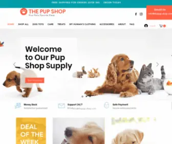 Thepup-Shop.com(Dog Toys) Screenshot