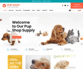 Thepupshop.org(The Pup Shop) Screenshot