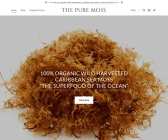 Thepuremoss.com(The Pure Moss) Screenshot