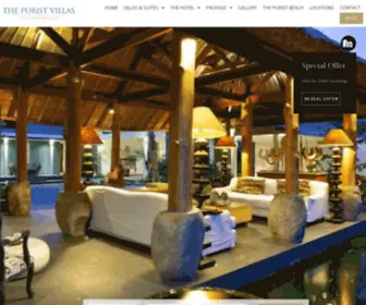 Thepuristvillas.com(The Purist Villas & Spa (Ubud) Screenshot