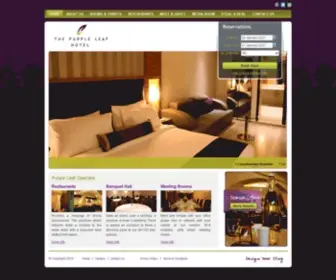 Thepurpleleafhotels.com(The Purple Leaf Hotels :: Chic) Screenshot