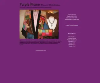 Thepurpleplume.com(New Page 1) Screenshot