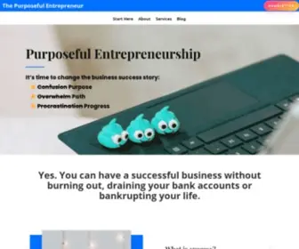 Thepurposefulentrepreneur.com(The Purposeful Entrepreneur) Screenshot