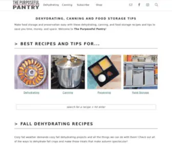 Thepurposefulpantry.com(The Purposeful Pantry) Screenshot