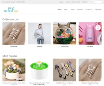 Thepurrshop.com(Create an Ecommerce Website and Sell Online) Screenshot