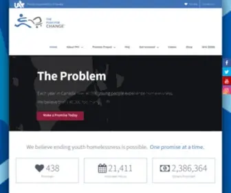 Thepushforchange.com(The Push For Change) Screenshot