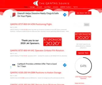 Theqantassource.com(QANTAS News and Information) Screenshot