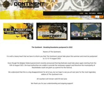 TheqOntinent.be(The Qontinent) Screenshot