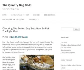 Thequalitydogbeds.com(Quality Dog Beds) Screenshot