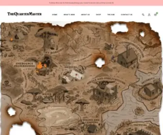 Thequartermaster.co.za(Online Store) Screenshot