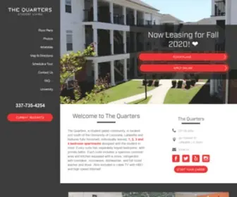 Thequarters.com(The Quarters) Screenshot