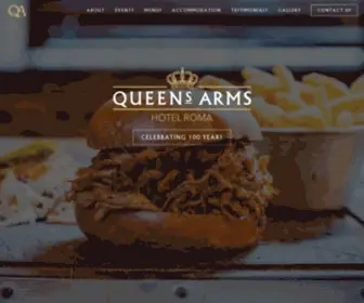 Thequeensarms.com.au(The Queens Arm's Hotel) Screenshot