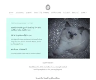 Thequeensragdolls.com(Thequeensragdolls) Screenshot