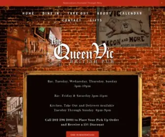 ThequeenviCDc.com(The Queen Vic) Screenshot