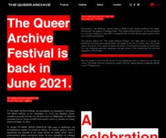 Thequeerarchive.com(The Queer Archive) Screenshot