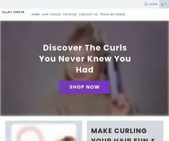 Thequickiecurler.com(The Quickie Curler) Screenshot