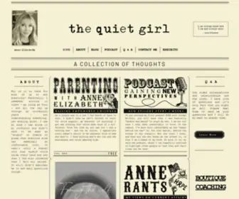 Thequietgirl.com(Anne Koppe) Screenshot