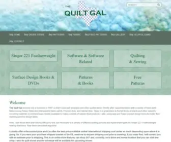 Thequiltgal.com(Singer 221 Featherweight sewing machine accessories) Screenshot