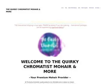 Thequirkychromatist.com(The Quirky Chromatist Mohair & More) Screenshot