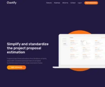 Thequotify.com(Quotify Home) Screenshot