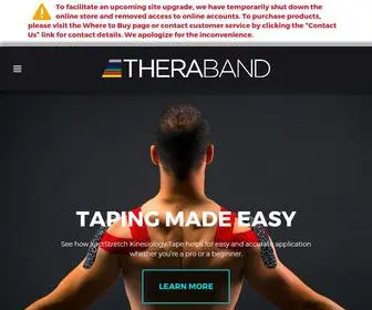 Theraband.com(Professional Resistance Bands) Screenshot
